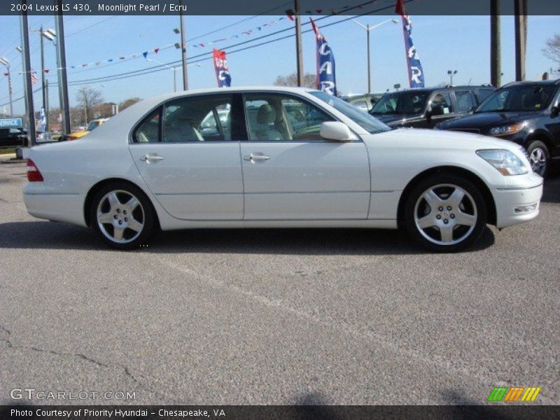 Moonlight Pearl / Ecru 2004 Lexus LS 430