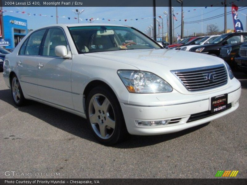 Moonlight Pearl / Ecru 2004 Lexus LS 430