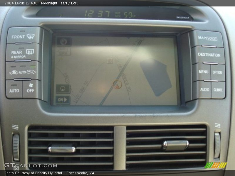 Moonlight Pearl / Ecru 2004 Lexus LS 430