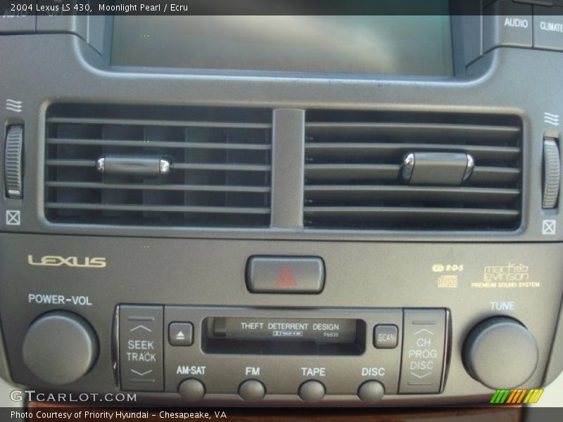Moonlight Pearl / Ecru 2004 Lexus LS 430