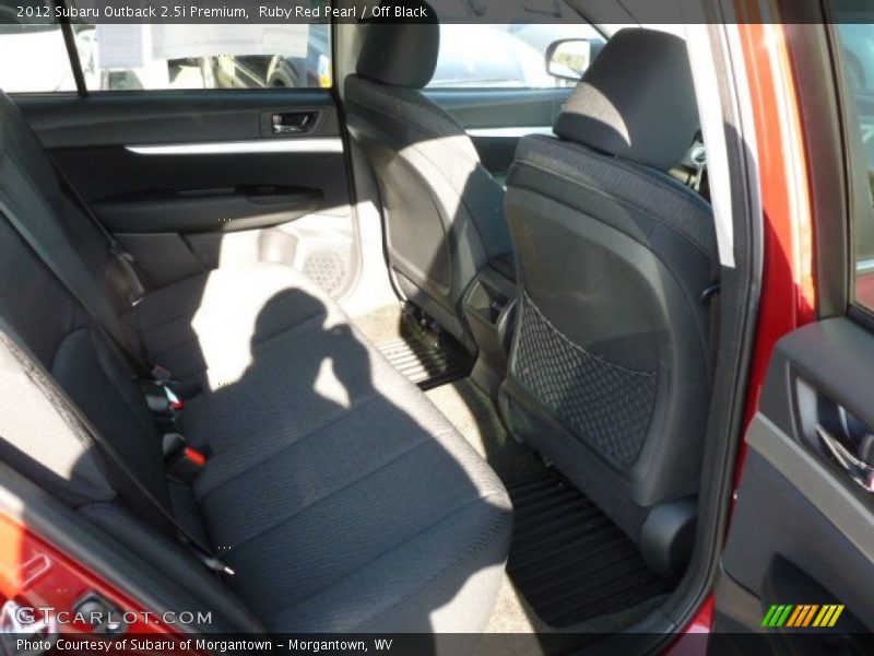 Ruby Red Pearl / Off Black 2012 Subaru Outback 2.5i Premium