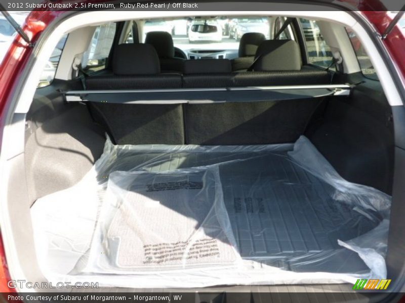 Ruby Red Pearl / Off Black 2012 Subaru Outback 2.5i Premium