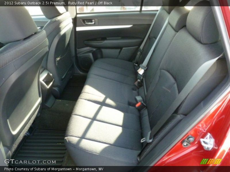 Ruby Red Pearl / Off Black 2012 Subaru Outback 2.5i Premium