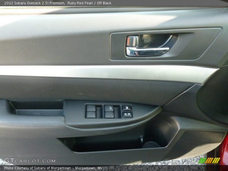 Ruby Red Pearl / Off Black 2012 Subaru Outback 2.5i Premium