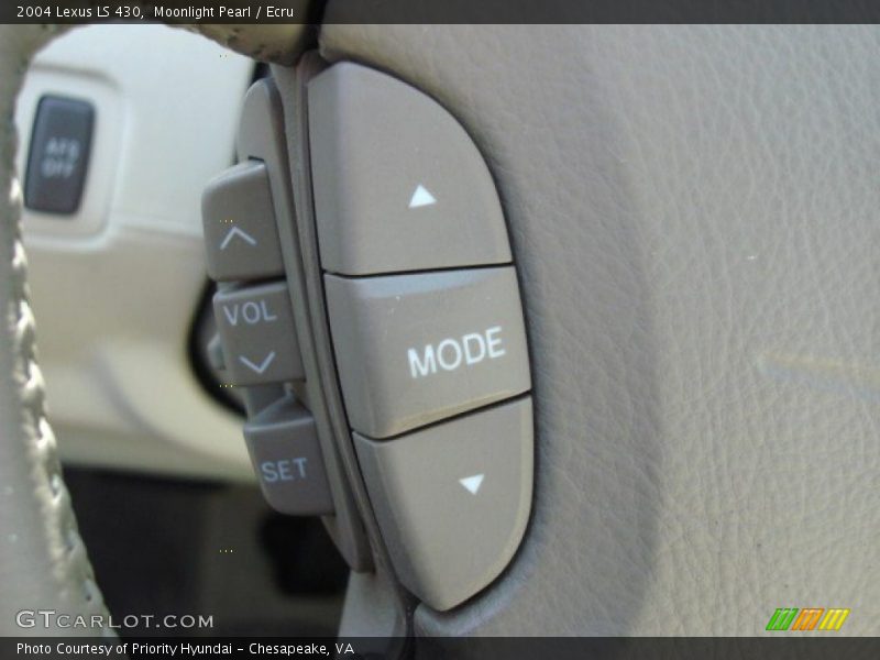 Moonlight Pearl / Ecru 2004 Lexus LS 430