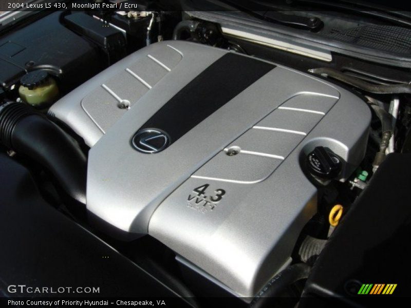 Moonlight Pearl / Ecru 2004 Lexus LS 430