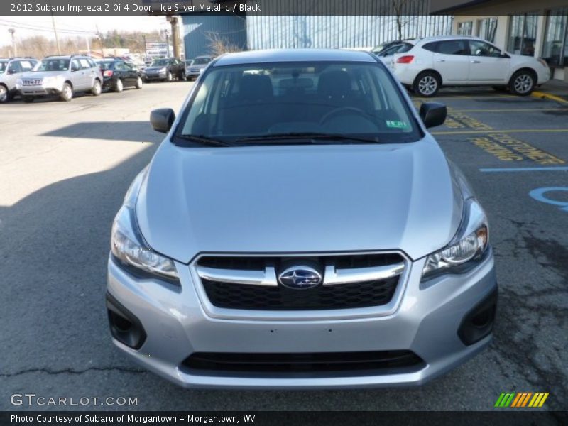 Ice Silver Metallic / Black 2012 Subaru Impreza 2.0i 4 Door