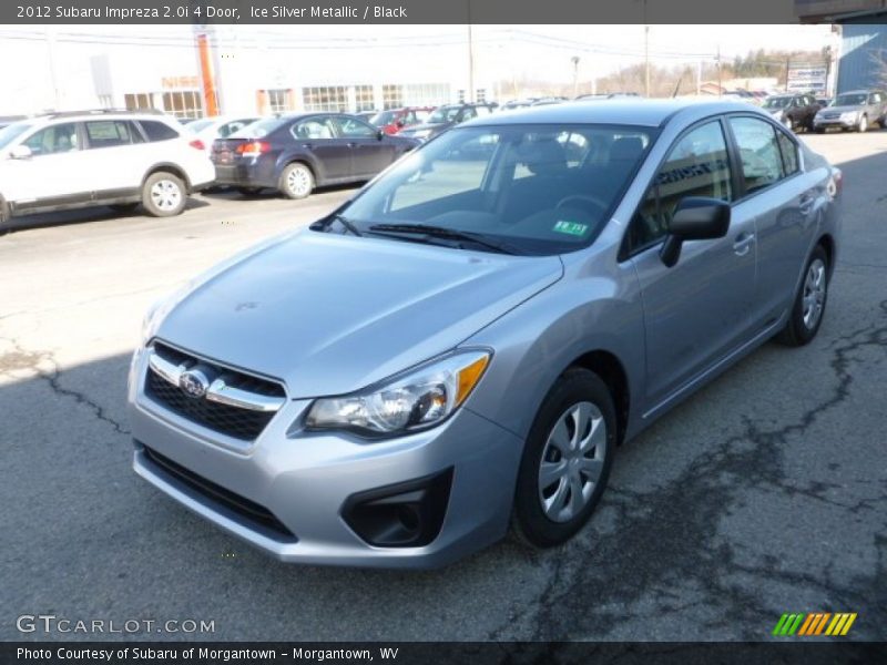 Ice Silver Metallic / Black 2012 Subaru Impreza 2.0i 4 Door