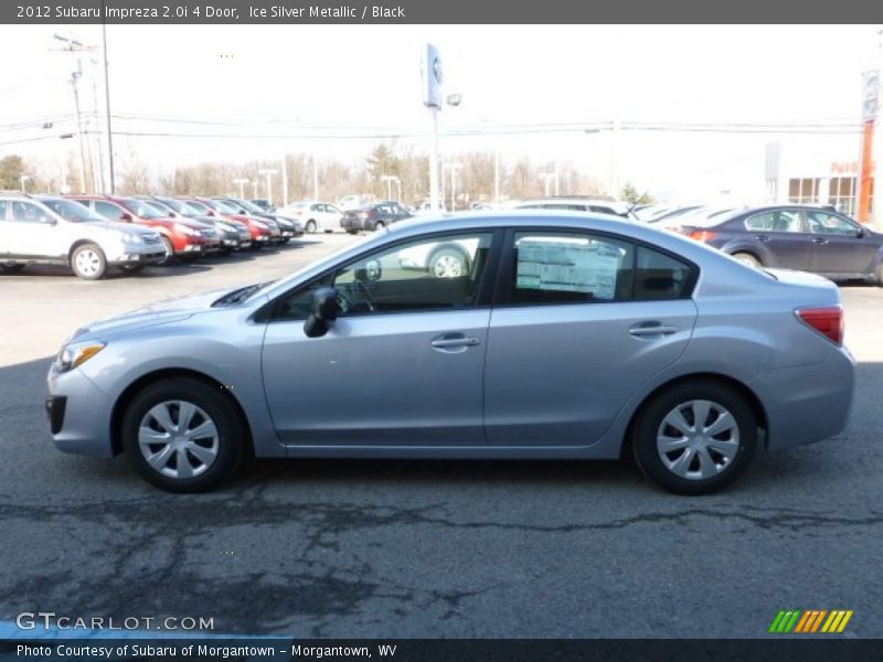 Ice Silver Metallic / Black 2012 Subaru Impreza 2.0i 4 Door