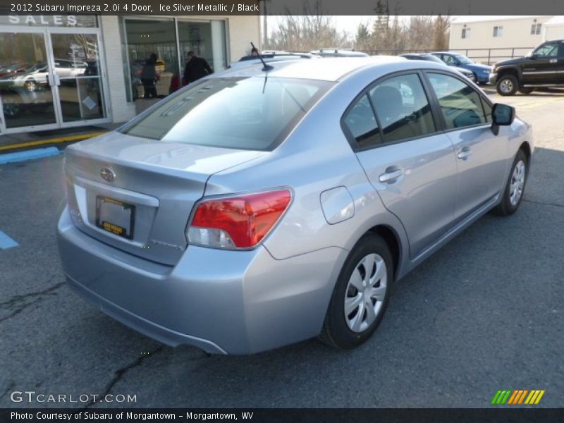 Ice Silver Metallic / Black 2012 Subaru Impreza 2.0i 4 Door