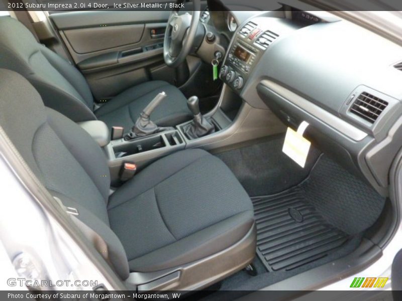  2012 Impreza 2.0i 4 Door Black Interior