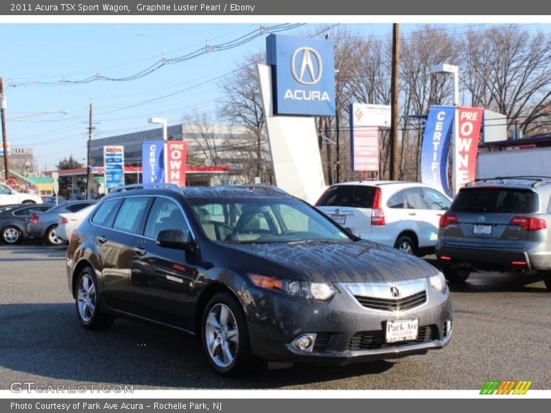 Graphite Luster Pearl / Ebony 2011 Acura TSX Sport Wagon