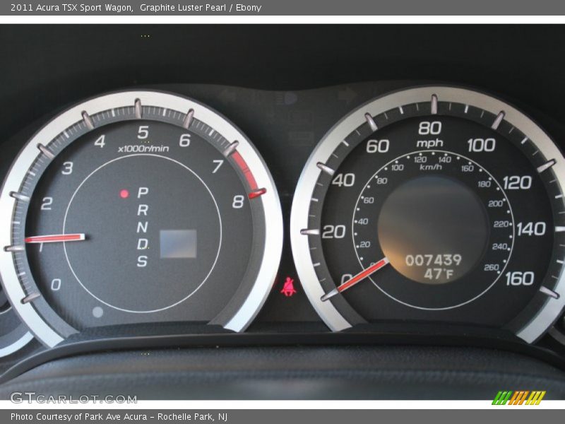 Graphite Luster Pearl / Ebony 2011 Acura TSX Sport Wagon