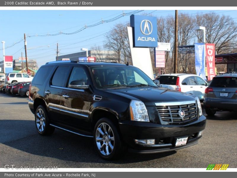 Black Raven / Ebony 2008 Cadillac Escalade AWD