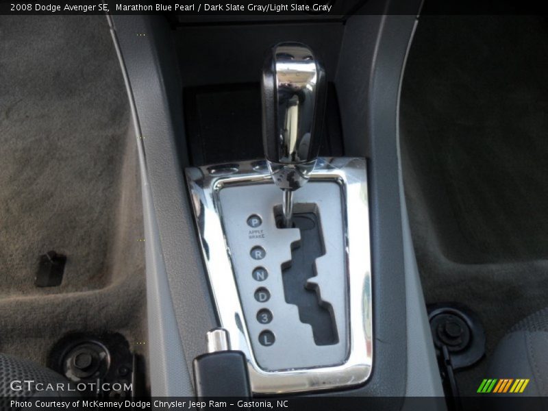 Marathon Blue Pearl / Dark Slate Gray/Light Slate Gray 2008 Dodge Avenger SE