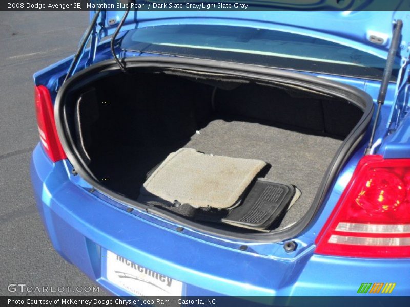Marathon Blue Pearl / Dark Slate Gray/Light Slate Gray 2008 Dodge Avenger SE