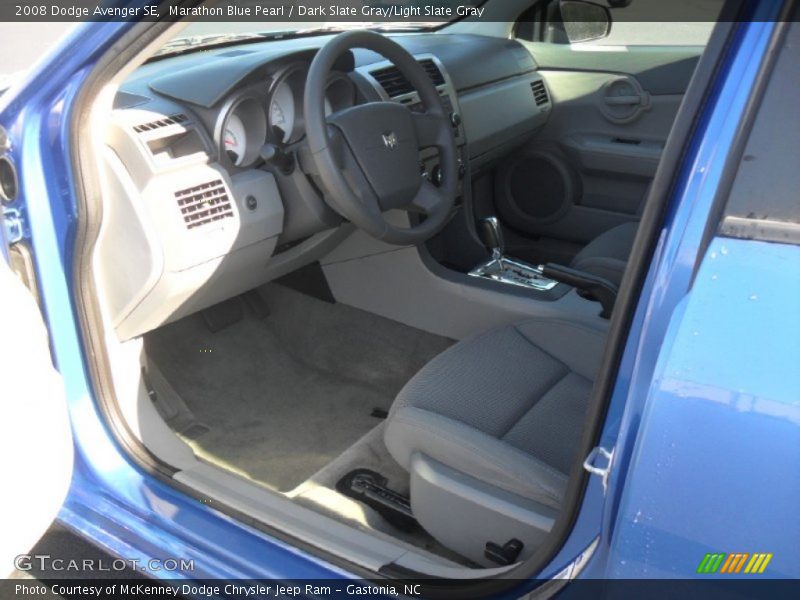Marathon Blue Pearl / Dark Slate Gray/Light Slate Gray 2008 Dodge Avenger SE