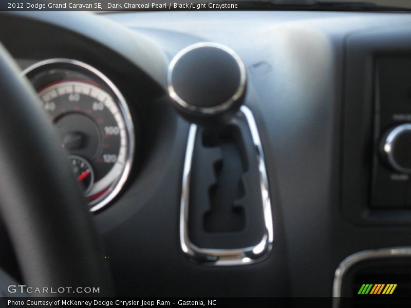 Dark Charcoal Pearl / Black/Light Graystone 2012 Dodge Grand Caravan SE