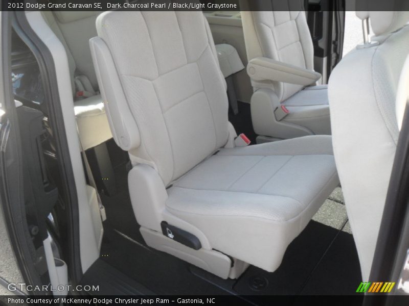 Dark Charcoal Pearl / Black/Light Graystone 2012 Dodge Grand Caravan SE