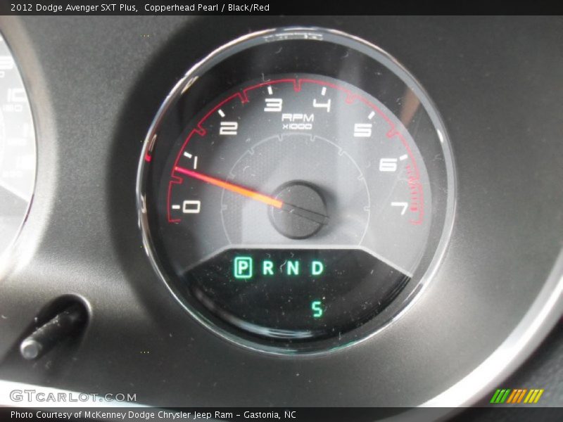 Copperhead Pearl / Black/Red 2012 Dodge Avenger SXT Plus
