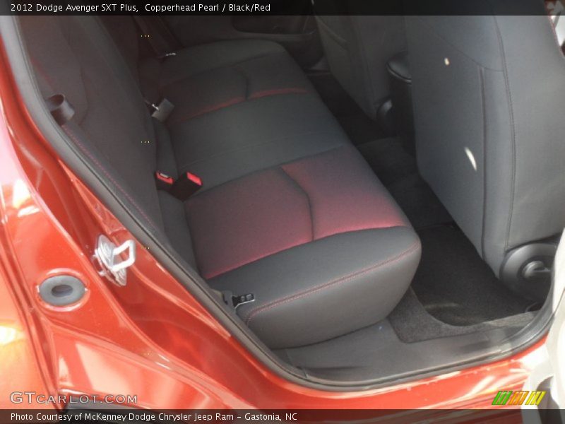 Copperhead Pearl / Black/Red 2012 Dodge Avenger SXT Plus