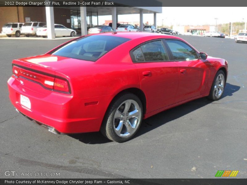 Redline 3-Coat Pearl / Black 2012 Dodge Charger SXT Plus