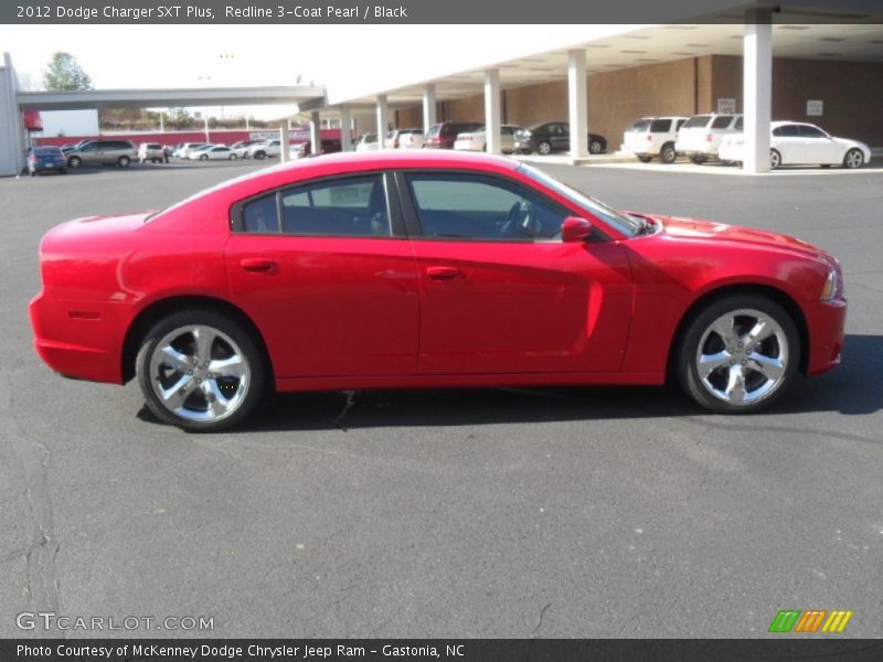 Redline 3-Coat Pearl / Black 2012 Dodge Charger SXT Plus
