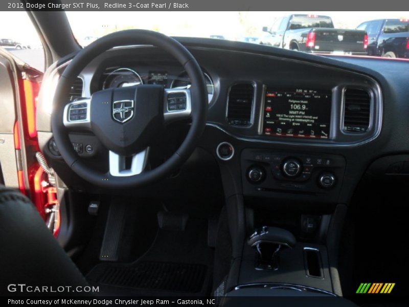 Redline 3-Coat Pearl / Black 2012 Dodge Charger SXT Plus