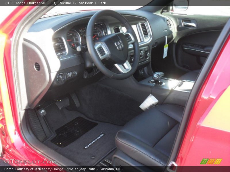 Redline 3-Coat Pearl / Black 2012 Dodge Charger SXT Plus