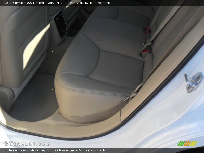 Ivory Tri-Coat Pearl / Black/Light Frost Beige 2012 Chrysler 300 Limited