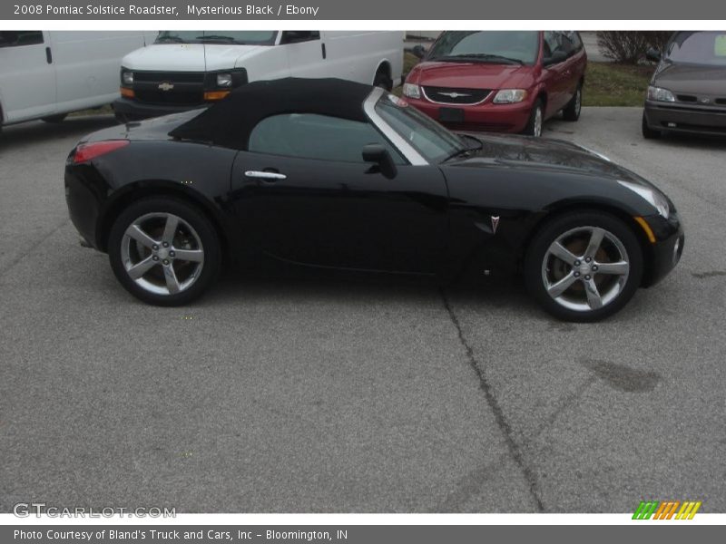 Mysterious Black / Ebony 2008 Pontiac Solstice Roadster