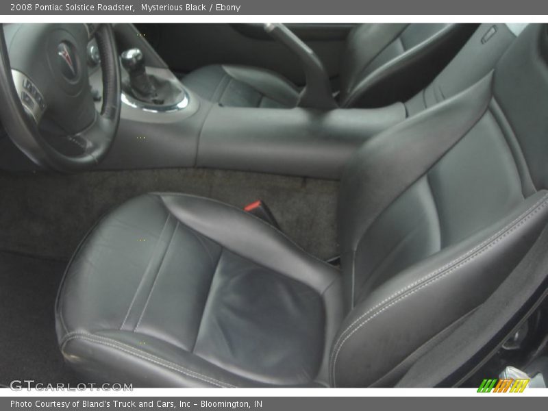 Mysterious Black / Ebony 2008 Pontiac Solstice Roadster