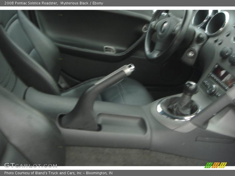 Mysterious Black / Ebony 2008 Pontiac Solstice Roadster