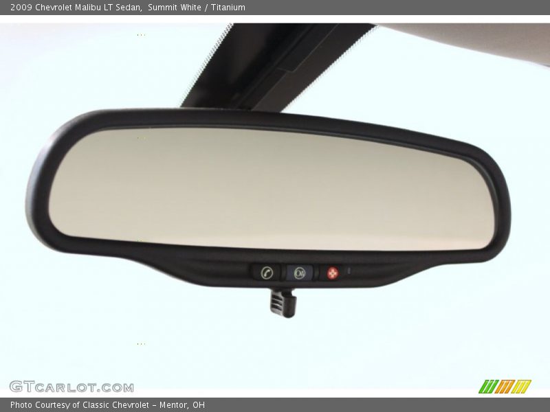 Summit White / Titanium 2009 Chevrolet Malibu LT Sedan