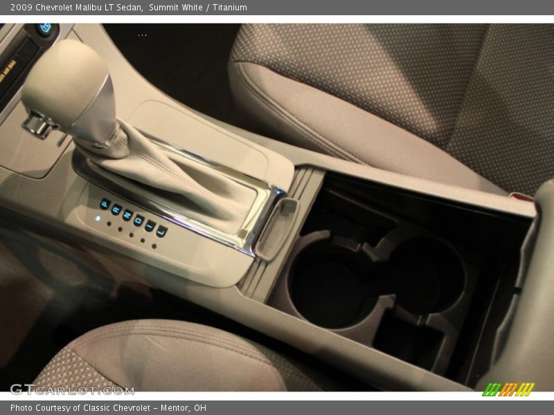 Summit White / Titanium 2009 Chevrolet Malibu LT Sedan