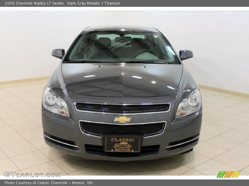 Dark Gray Metallic / Titanium 2009 Chevrolet Malibu LT Sedan