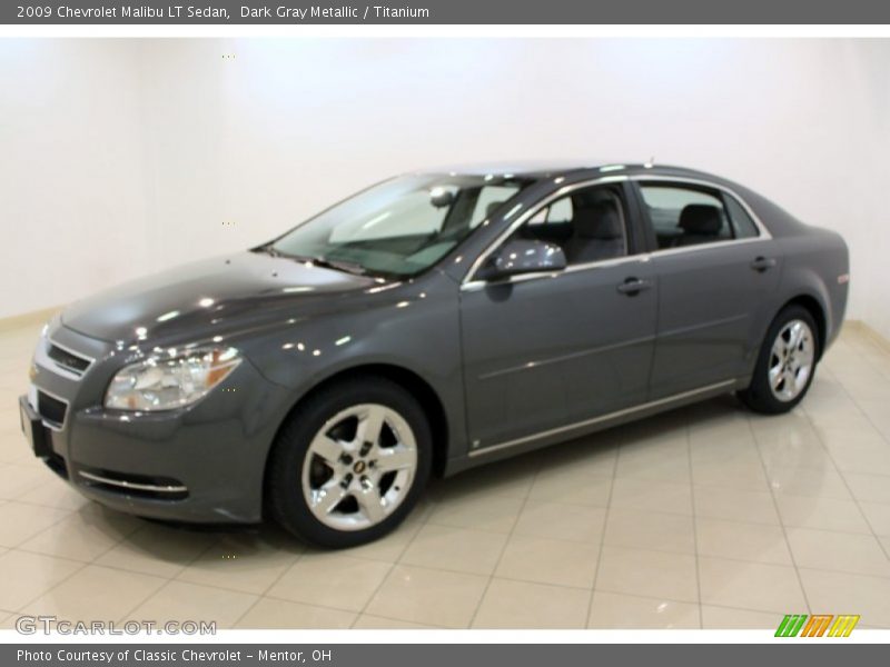 Dark Gray Metallic / Titanium 2009 Chevrolet Malibu LT Sedan