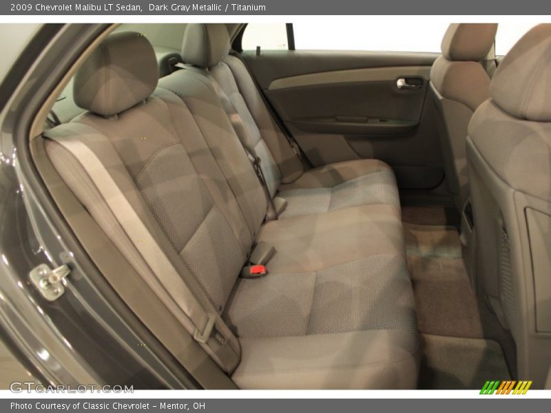 Dark Gray Metallic / Titanium 2009 Chevrolet Malibu LT Sedan