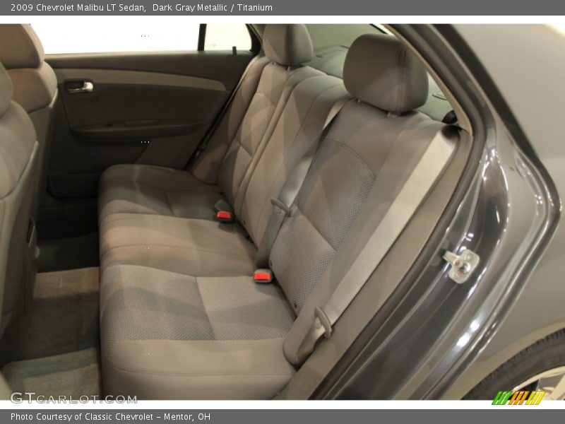 Dark Gray Metallic / Titanium 2009 Chevrolet Malibu LT Sedan