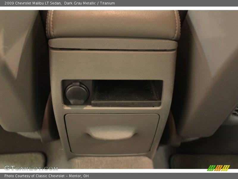 Dark Gray Metallic / Titanium 2009 Chevrolet Malibu LT Sedan