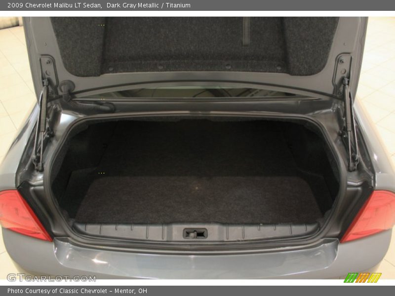 Dark Gray Metallic / Titanium 2009 Chevrolet Malibu LT Sedan