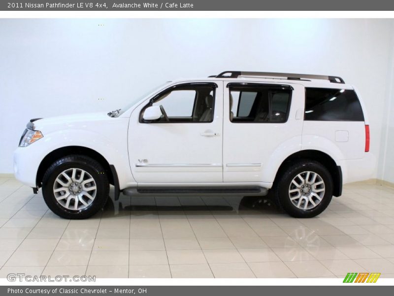  2011 Pathfinder LE V8 4x4 Avalanche White