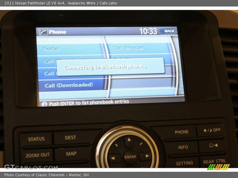 Avalanche White / Cafe Latte 2011 Nissan Pathfinder LE V8 4x4