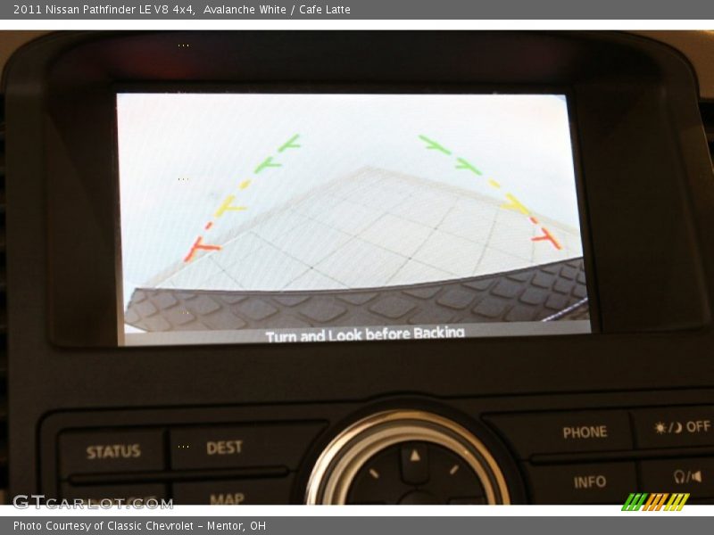 Avalanche White / Cafe Latte 2011 Nissan Pathfinder LE V8 4x4