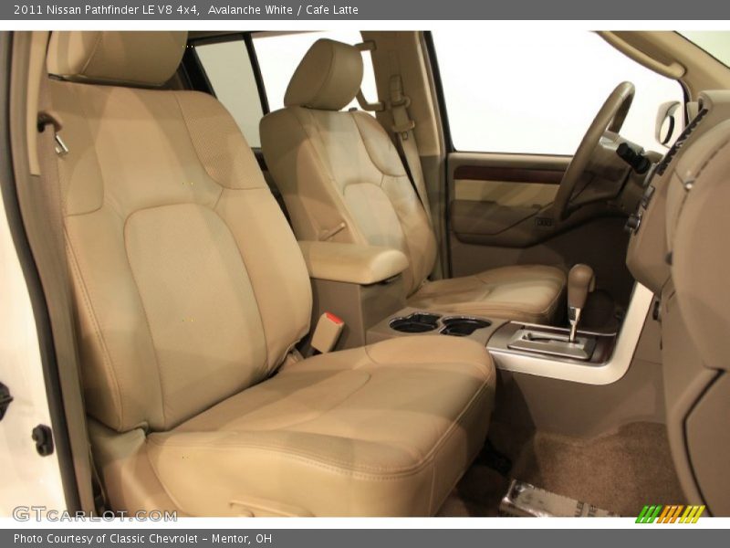 Avalanche White / Cafe Latte 2011 Nissan Pathfinder LE V8 4x4