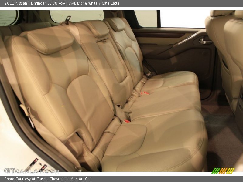 Avalanche White / Cafe Latte 2011 Nissan Pathfinder LE V8 4x4