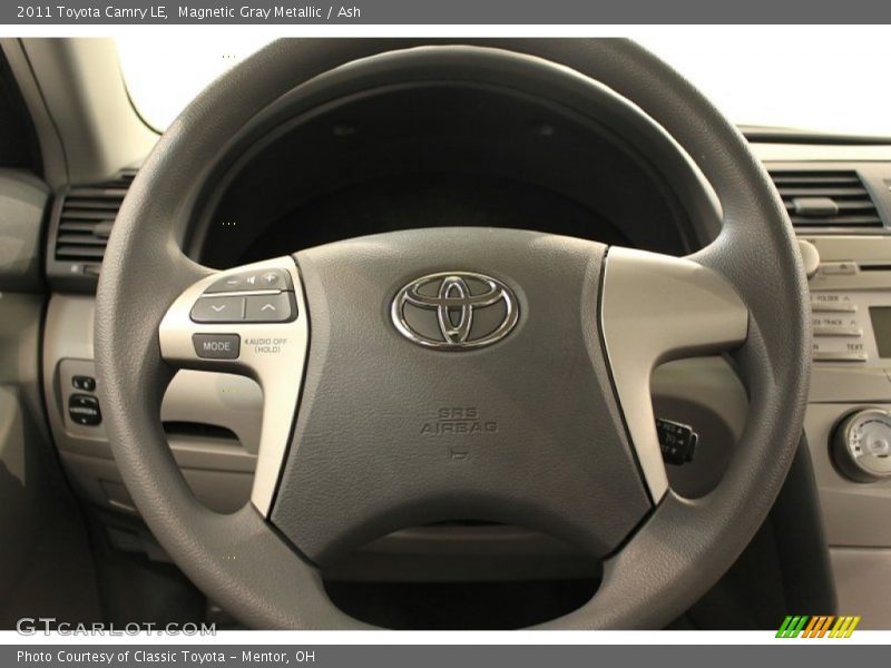 Magnetic Gray Metallic / Ash 2011 Toyota Camry LE