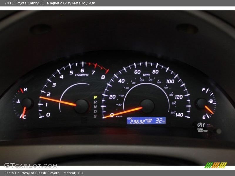 Magnetic Gray Metallic / Ash 2011 Toyota Camry LE