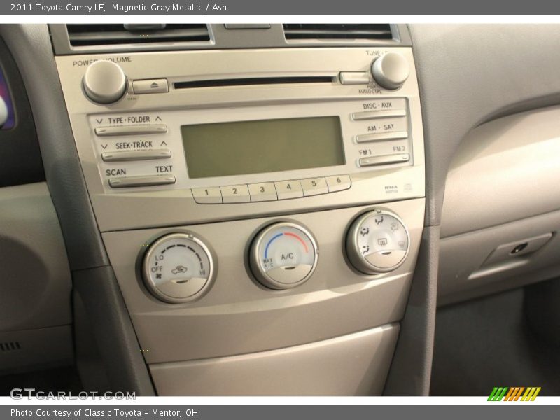 Magnetic Gray Metallic / Ash 2011 Toyota Camry LE