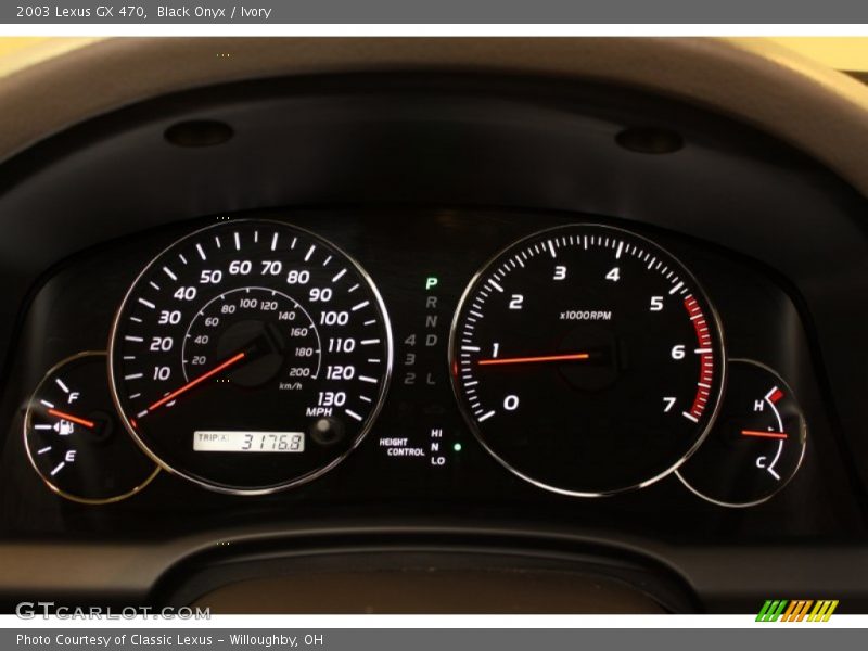 Black Onyx / Ivory 2003 Lexus GX 470